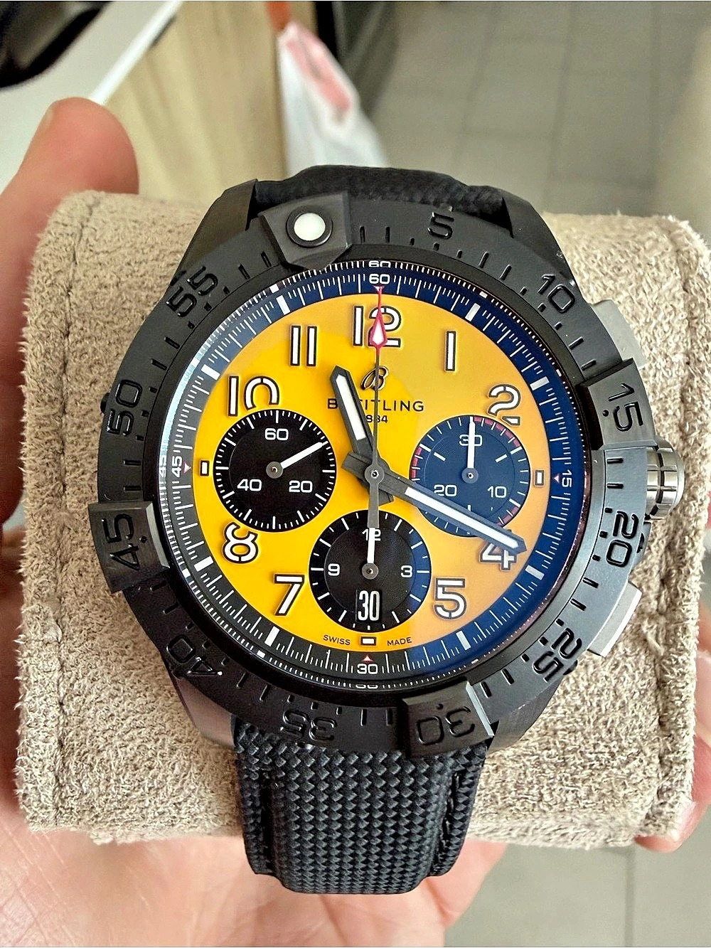 Breitling Avenger B01 Chronograph 44 Night Mission Black & Yellow